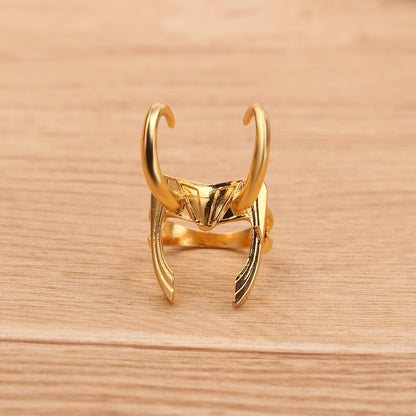 Simple Design Rocky Ring Jewelry Irregular Gold Fang Ring Finger Ring Jewelry